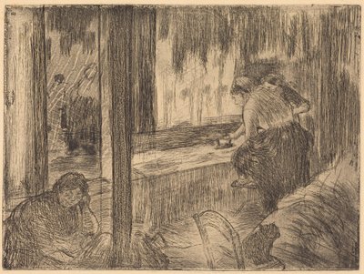 The Laundresses (Pralniczki (Prasowanie)) autorstwa Edgar Degas