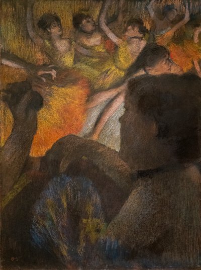 Złożyć. 1885. Pastel na papierze. autorstwa Edgar Degas