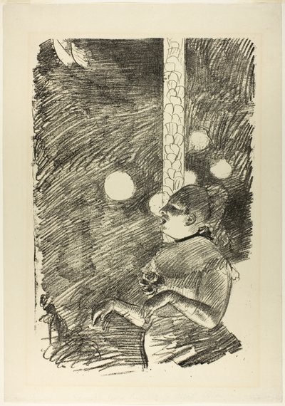 Pieśń psa autorstwa Edgar Degas