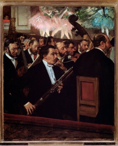 Orkiestra Opery Paryskiej autorstwa Edgar Degas