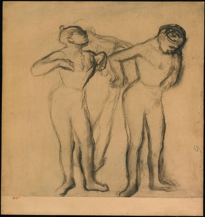 Trzech tancerzy autorstwa Edgar Degas