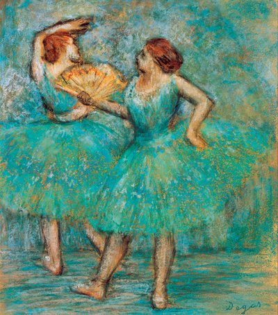Dwóch tancerzy, ok. 1905 autorstwa Edgar Degas