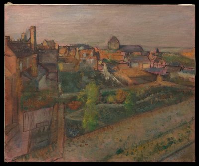 Widok na Saint-Valéry-sur-Somme autorstwa Edgar Degas
