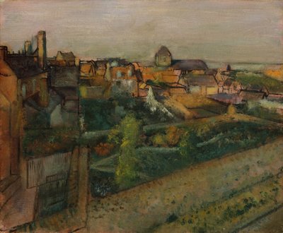 Widok Saint-Valéry-sur-Somme, 1896-98 autorstwa Edgar Degas