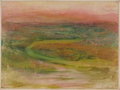 Kręta rzeka autorstwa Edgar Degas