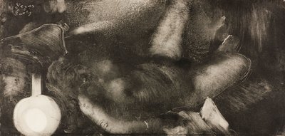 Kobieta leżąca na łóżku autorstwa Edgar Degas