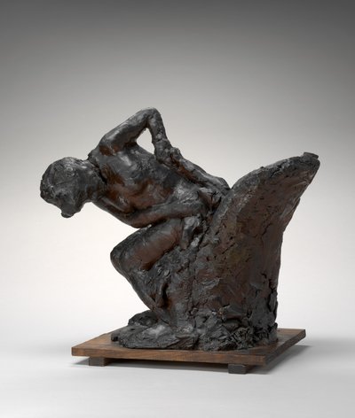 Siedząca kobieta, wycierająca lewe biodro, lata 1890-1911. autorstwa Edgar Degas