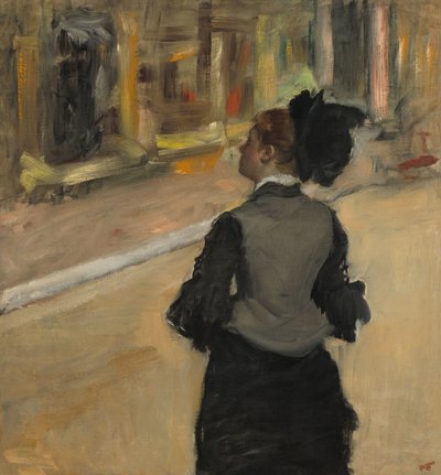 Kobieta widziana z tyłu autorstwa Edgar Degas
