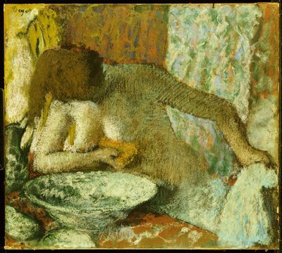 Kobieta w toalecie, ok. 1897 autorstwa Edgar Degas