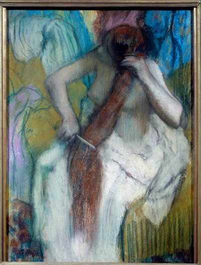 Stylizacja kobieca lub włosy Pastel autorstwa Edgara Degasa (1834-1917) 1887-1890 wym. 0,87x0,57 m Paryż, musee d