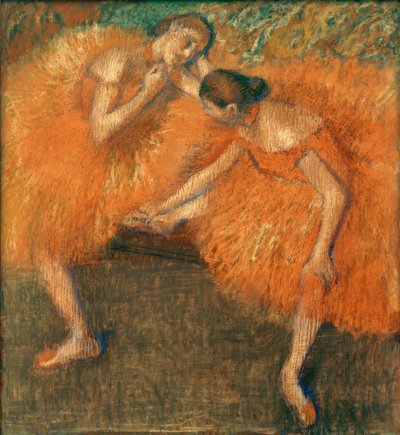 Dwie tancerki autorstwa Edgar Degas