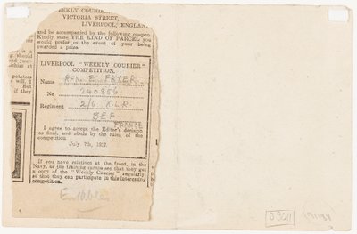 Poddanie się redaktorowi konkursu prasowego, 1917 autorstwa Edgar Fryer