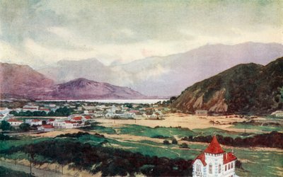 Południowe przedmieścia Rio de Janeiro, Ipanema (kolor lito) autorstwa Edgar L. Pattison