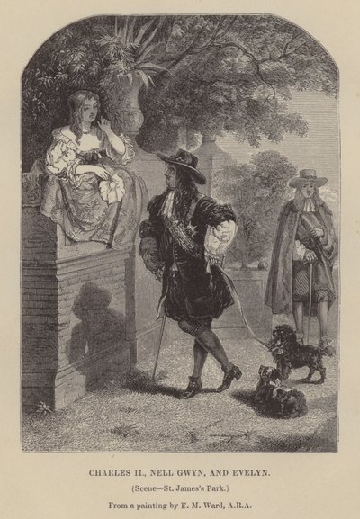 Karol II, Nell Gwyn i Evelyn, St James