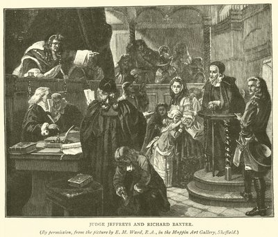 Sędzia Jeffreys i Richard Baxter autorstwa Edgar Melville Ward