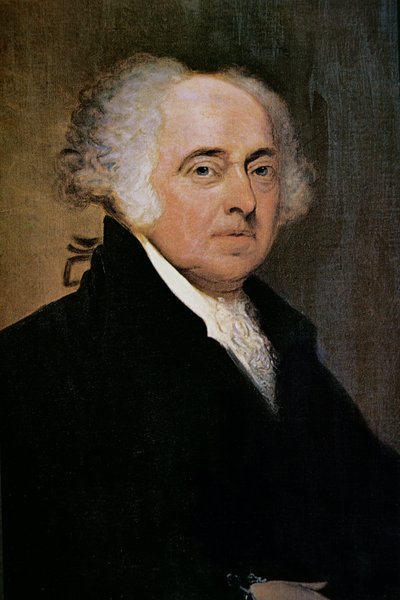 Prezydent John Adams (1735-1826) (litografia kolorowa) autorstwa Edgar Parker