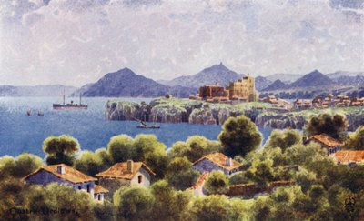 Północna Hiszpania: Castro Urdiales, Wybrzeże Bilbao (kolorowi członkowie) autorstwa Edgar T. A. Wigram