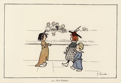Drobne pióra (kolor lito) autorstwa Edith Farmiloe