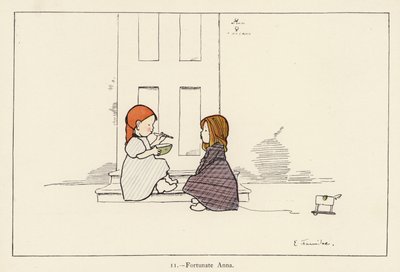 Szczęśliwa Anna (kolor lito) autorstwa Edith Farmiloe