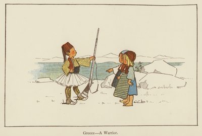 Grecja, wojownik autorstwa Edith Farmiloe