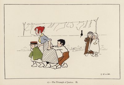 Triumf sprawiedliwości II (litografia kolorowa) autorstwa Edith Farmiloe