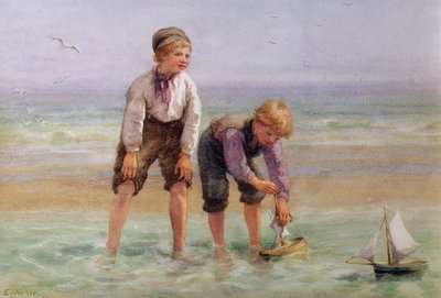 Łodzie żaglowe autorstwa Edith Hume
