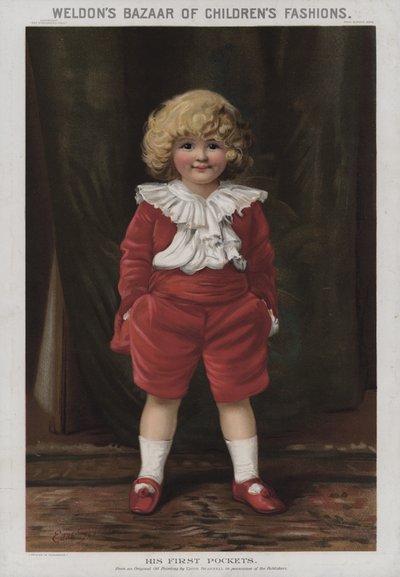 Jego pierwsze kieszenie (chromolit) autorstwa Edith Scannell