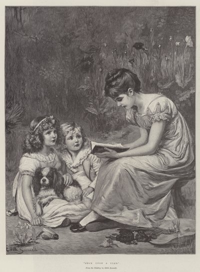 Pewnego razu (grawerunek) autorstwa Edith Scannell