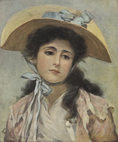 Phyllis (kolorowa litografia) autorstwa Edith Scannell