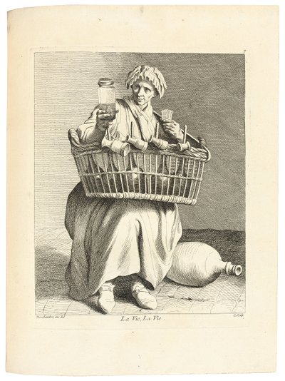 Widok, życie, c. 1737-1746 autorstwa Edmé Bouchardon