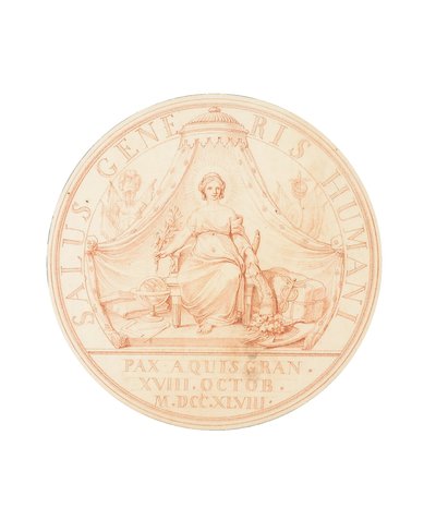Pokój w Aix-la-Chapelle, 1748 autorstwa Edmé Bouchardon