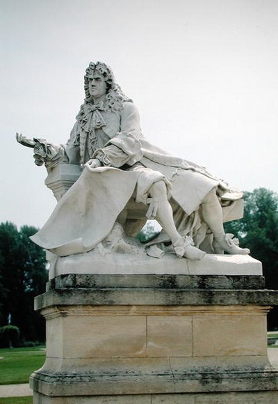 Posąg Andre Le Notre (1613-1700) (marmur) autorstwa Edme Antony Paul Noel