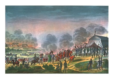 Bombardowanie Madrytu, 4 grudnia 1808, ok. 1850. autorstwa Edme Bovinet