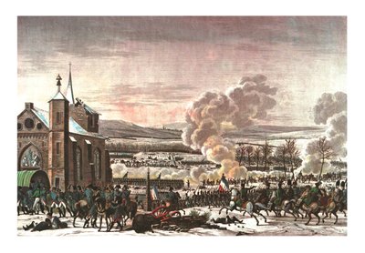 Bitwa pod Eylau, 9 lutego 1807, ok. 1850 autorstwa Edme Bovinet