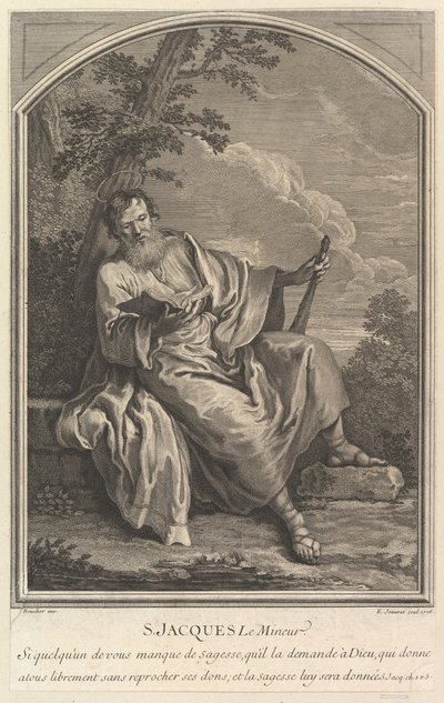 Św. Jakub Mniejszy, 1726. autorstwa Edme Jeaurat