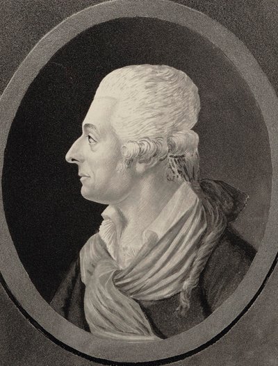 Portret kompozytora Antonio Sacchiniego 1730-1786, 1810. autorstwa Edme Quenedey