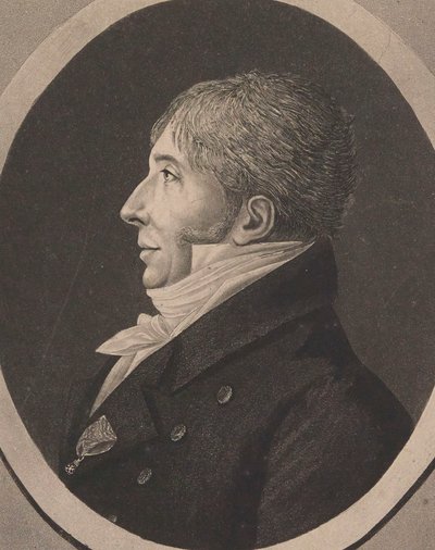 Portret kompozytora Jean-François Le Sueur 1760-1837, 1818. autorstwa Edme Quenedey
