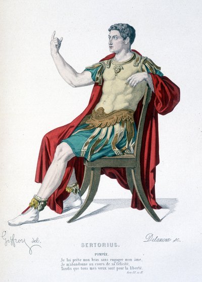 Postać Pompejusza w spektaklu teatralnym Sertorius - Full Theatre: (Zbiór sztuk Corneille