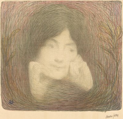 Miss Moreno z Comédie-Française autorstwa Edmond Aman Jean