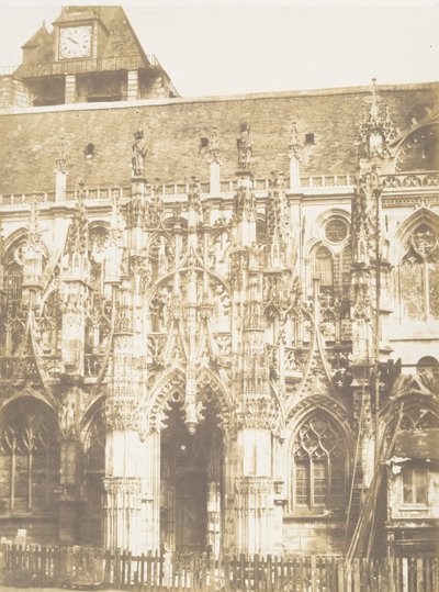 Portal katedry w Louviers, 1852-54. autorstwa Edmond Bacot