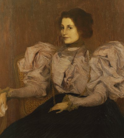 Portret Madame Besnard, ok. 1896 (olej na płótnie) autorstwa Edmond François Aman Jean