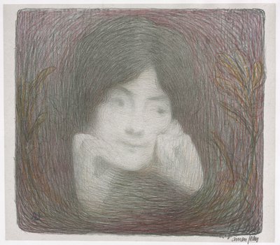 Album druków z Galerie Vollard: Mlle. Moreno z Comédie-Française, 1897. autorstwa Edmond François Aman Jean