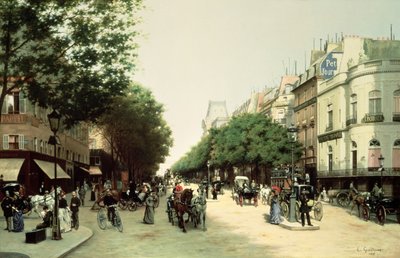 Bulwar Włochów autorstwa Edmond Georges Grandjean