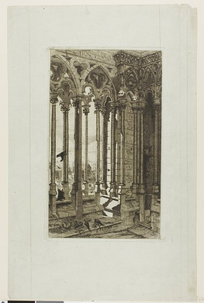 Galeria Notre-Dame, Paryż autorstwa Edmond Gosselin