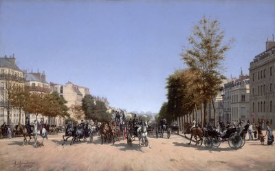 Widok na Pola Elizejskie z Place de l