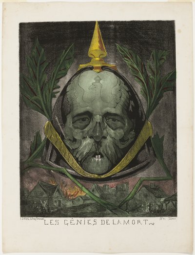 Bismarck, z książki Geniusze śmierci autorstwa Edmond Guilliaume