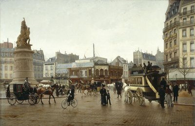 Place Clichy autorstwa Edmond Jean