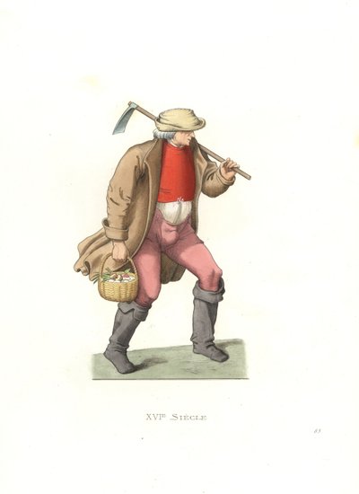 francuski robotnik autorstwa Edmond Lechevallier Chevignard