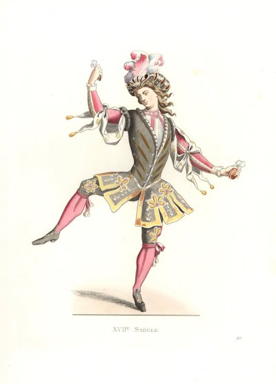 Francuz w stroju baletowym autorstwa Edmond Lechevallier Chevignard