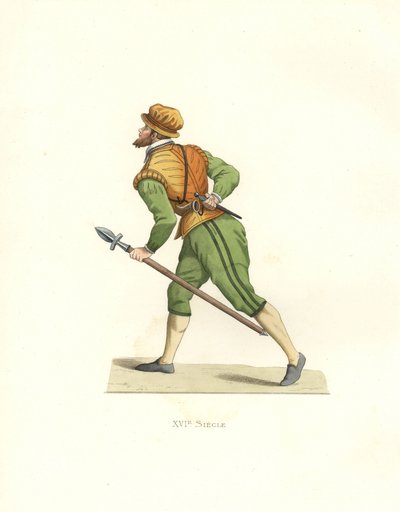 Hunter w czasach Karola IX z Francji autorstwa Edmond Lechevallier Chevignard